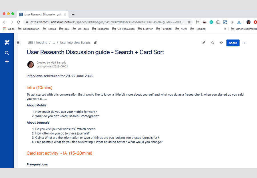 Research script